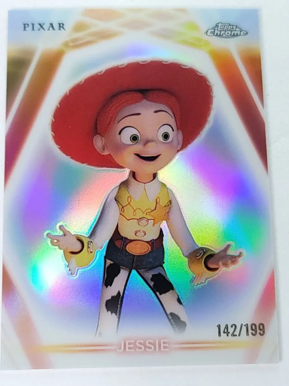 Jessie Topps 2026 Disney Neon Holo Chrome Refractor Limited 142/199 CNE